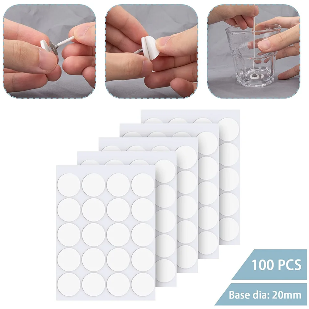 100PC Candle Wicks of 6IN Candle Wicks Stickers DIY Cotton Candle Making Kit for Candle Making