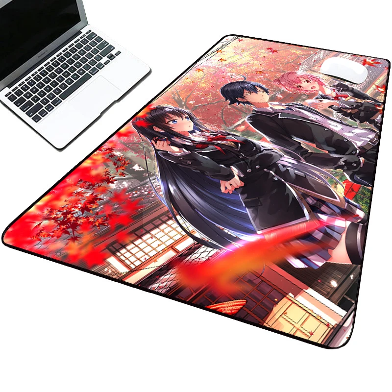 Yui Yuigahama Oregairu Computer Mouse Pad Sexy Mouse Pad Rest Anime Mats Gamer Mat 350X600X2MM Diy Laptop Mesa Gaming