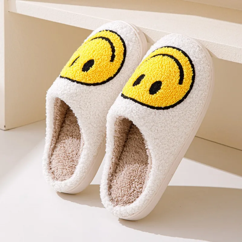 Fur Slippers with Warm Plush Lining and Thick Sole Are Suitable for Winter Homes and Indoor Environments, Making  Them