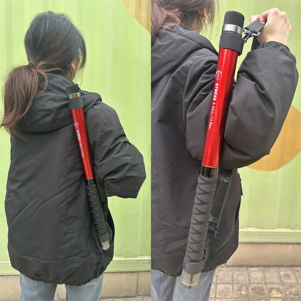 MBLN Brand,6m/236in Telescopic Rock Fishing Net, Foldable to 58cm, Multi-Layer Carbon Fiber, Corrosion-Resistant, Lightweight 6