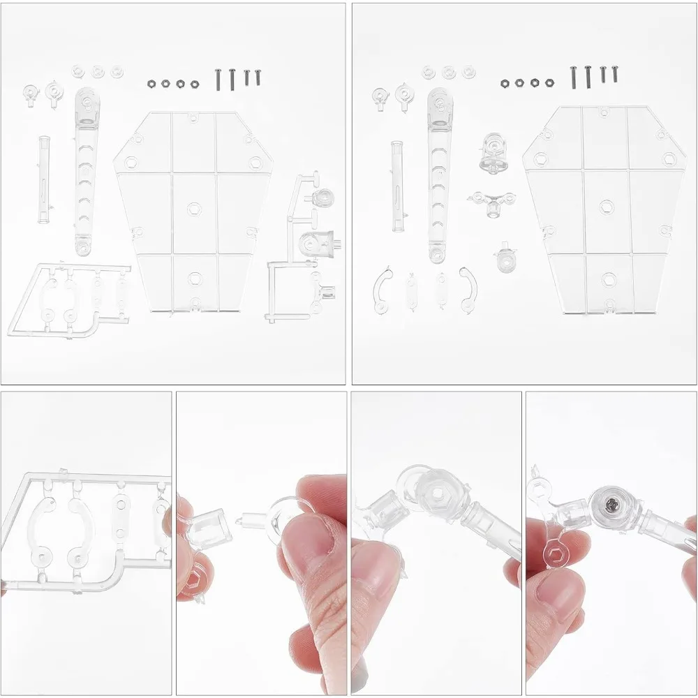 1 Set Action Figure Stand Gundam Stage Act Assembly Model Support Stand Compatible with HG RG SD SHF Gundam 1/144