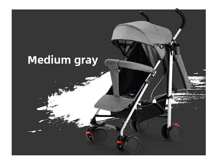 Ultra Lightweight Foldable Baby Stroller Portable for Outdoor Use Four-Wheel Hand Push Carriage Child Sitting Lying down 11 S1c95904f5f7240f59dfba57a5efebd8fS