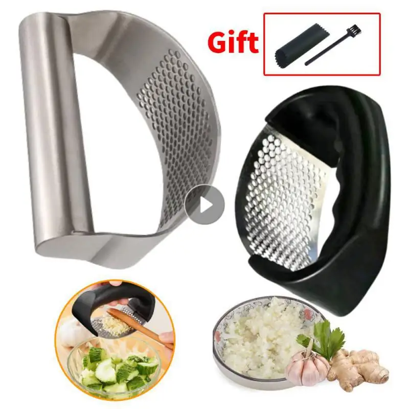 Dropship Garlic Press Rocker; Stainless Steel Garlic Crusher