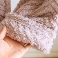 2026 New Autumn/Winter Women's Pajama Set, Flannel Thickened and Warm, Coral Plush Cute Home Fur Two Piece Set Sleepwear - Image 6