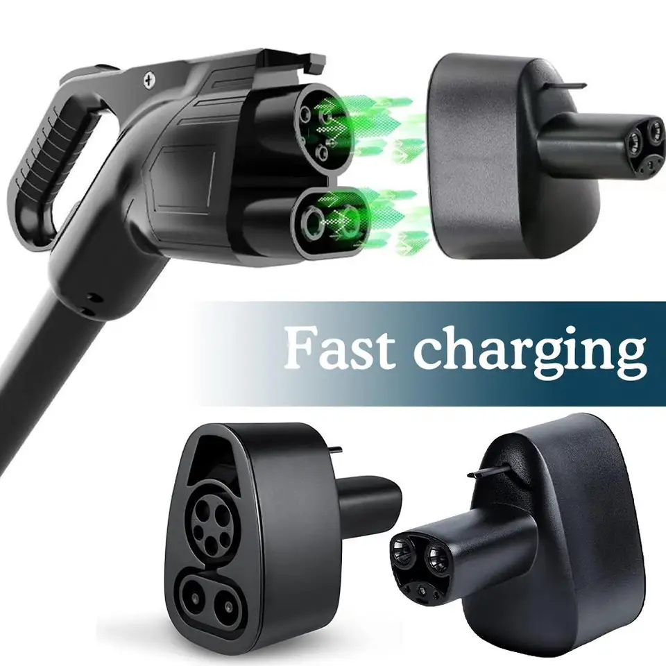 テスラモデル3 YSX 250kWパワーDC高速充電サポート用CNOWIT CCS充電器アダプター任意のレベル3高速充電ステーションCCSプラグ Tesla 3,s,x,y用の高速充電アダプター,最大250kw DC充電器コンボ,電気