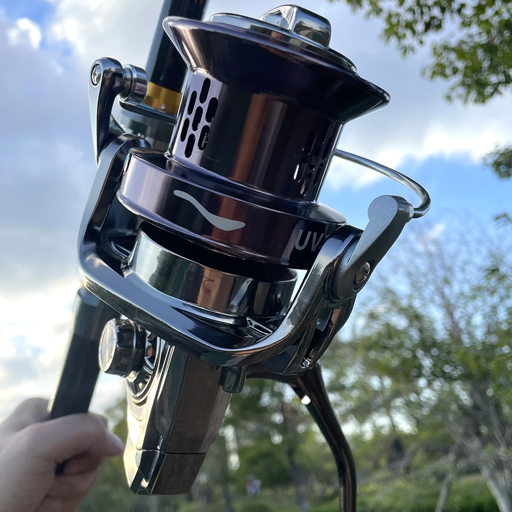 Big Fishing Reel 25kg Max Drag Full Metal Long Shot Sea Boat 12000 Carp