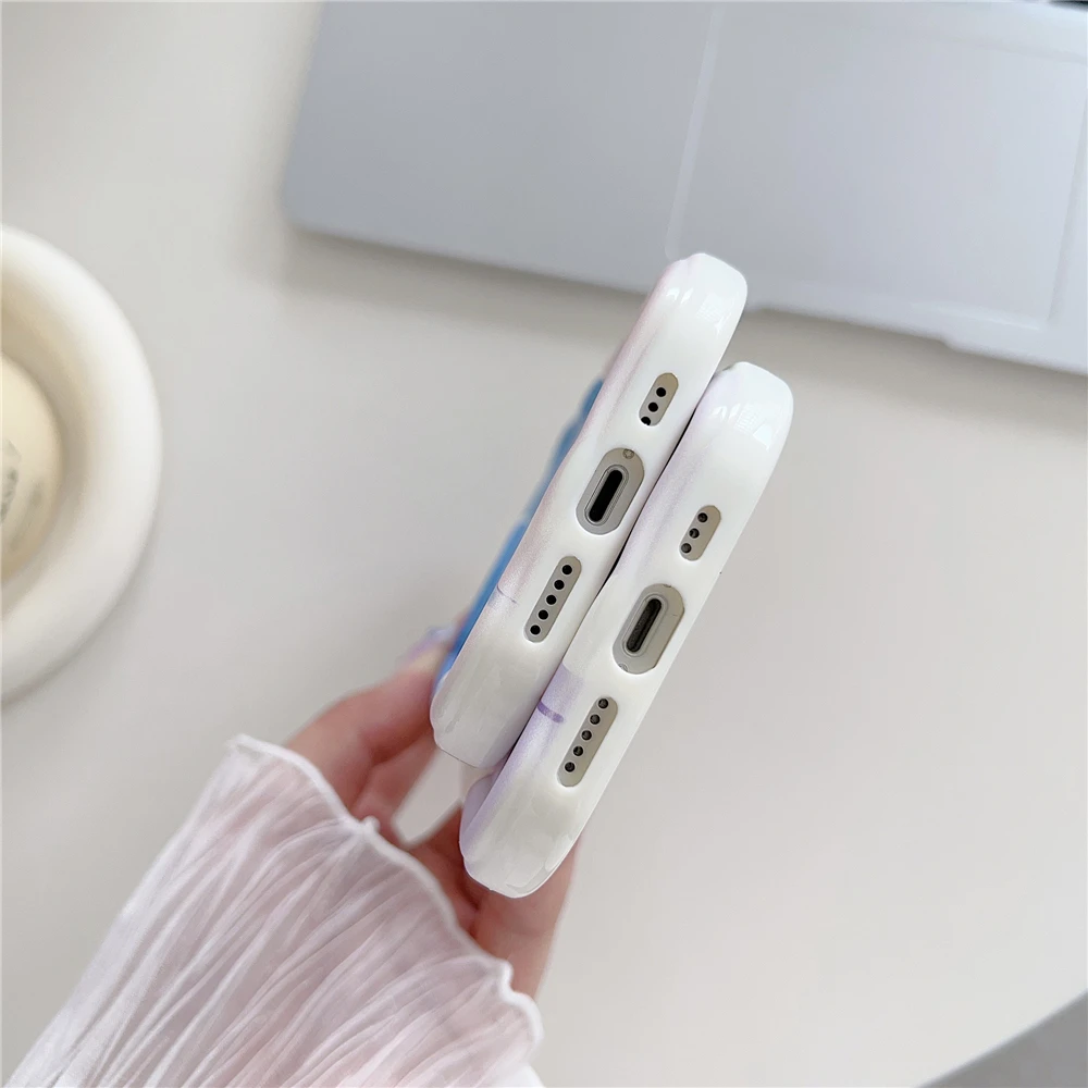 For Galaxy S24 Case Samsung S22 S23 Ultra S20 21 FE A25 A24 A23 A22 A21S Cases Aesthetic Curly Wave Silicone Cover_voghion.com