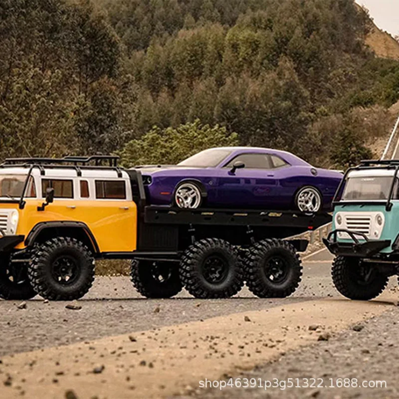 Crossrc Emo Jt6 Climbing Car Flatbed Trailer Traverses Rc Remote Controlled Electric Model Six-Drive Off-Road Vehicle Boys Toys 5