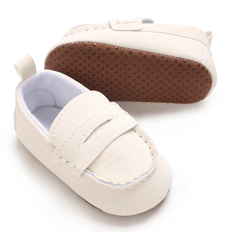 Description Picture 5 of itemSolid Color Baby Casual Soft Soled Walking Shoes Suitable For 0-1 Year Old Infants And Toddlers Bean Shoes And Forefoot Shoes