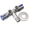Double Handle Stainless Steel Faucet Cold Water Bathroom Washing Machine Toilet Bidet Faucet Sprayer Shower Self Cleaning 4