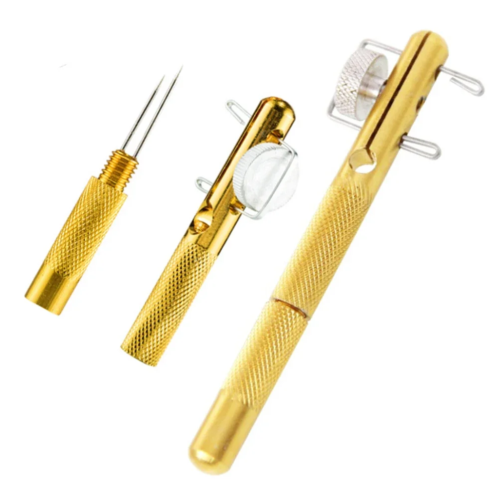 Automatic Fishing Line Hook Tier Machine Quick Double-headed Needle Knots Fishhook Tying Device Fast Aluminum Alloy Accessories