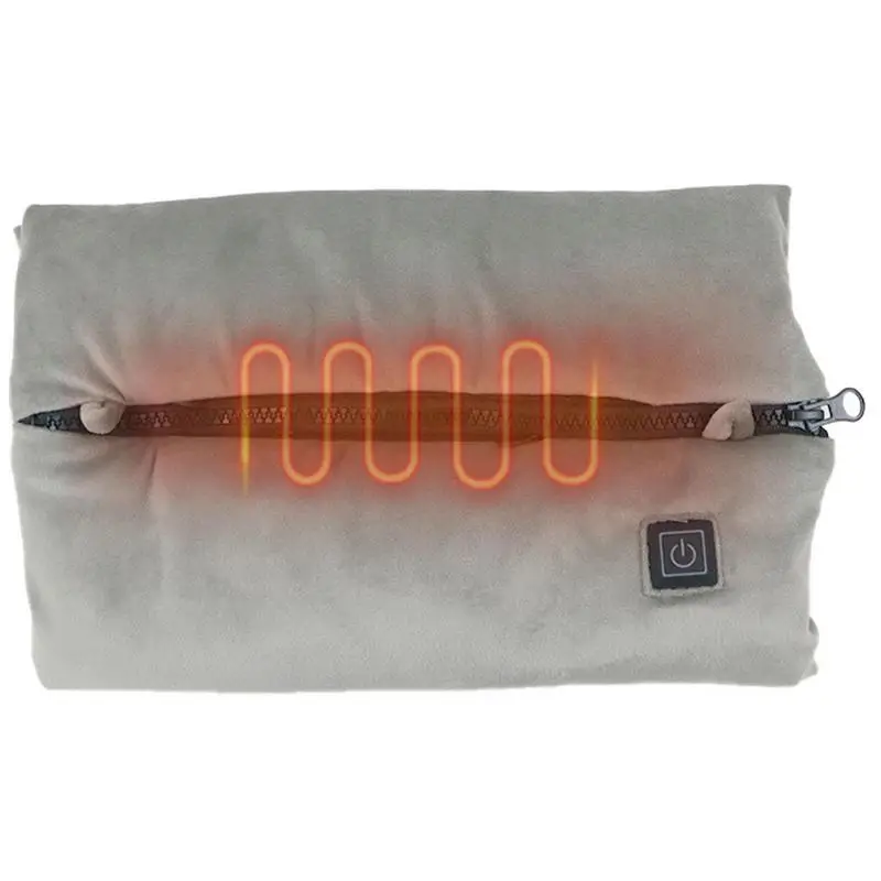 

Electric Hand Warmer USB Heating Pad With 3 Heating Setting 2 In 1 Heated Hand Muffs Portable USB Heated Pad For Camping And