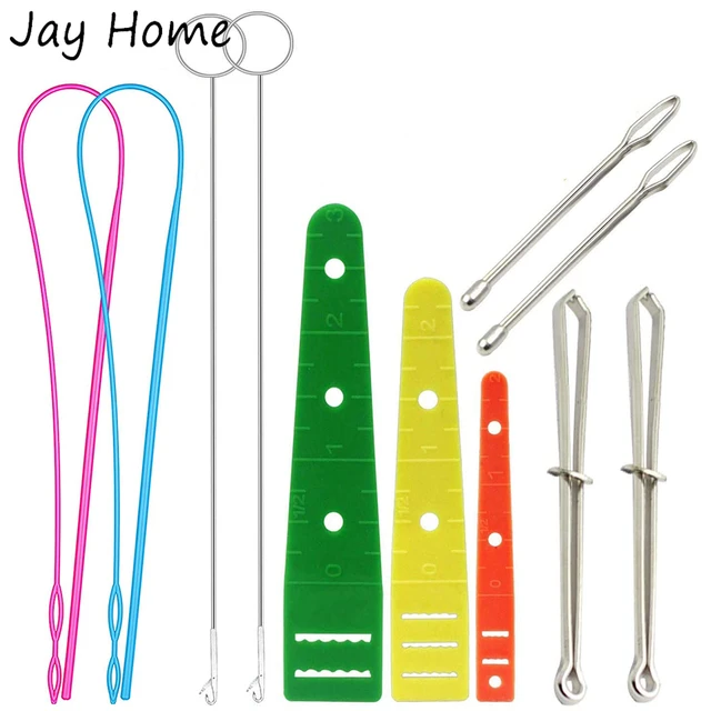 Drawstring Threader Tweezers, Knitting Tools Tweezers