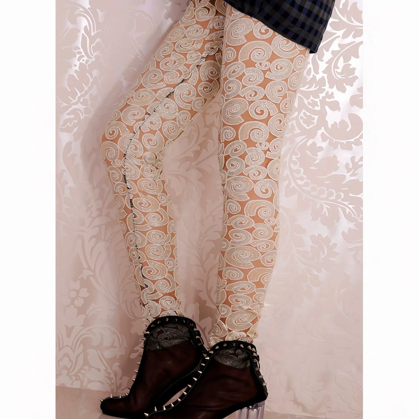 Women's Leggings Sport Gym Leggings Tights Pants Casual Slim Printed Fitness Yoga Raises Butt Girl Leggings - 4