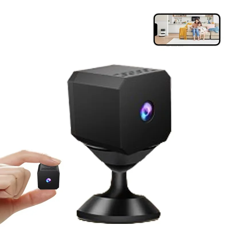 מצלמת מיני F1 1080P אלחוטית עם שלט WiFi, מצלמת הקלטה עם לולאה, מצלמת אבטחה לבית חכם, מצלמת מעקב 2025