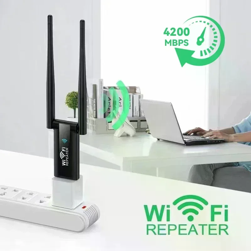 USB Wifi Repeater 300M Wi-Fi Signal Booster 2.4G Wireless Extender Wi Fi Adapter For Desktop PC Laptop Signal Amplif