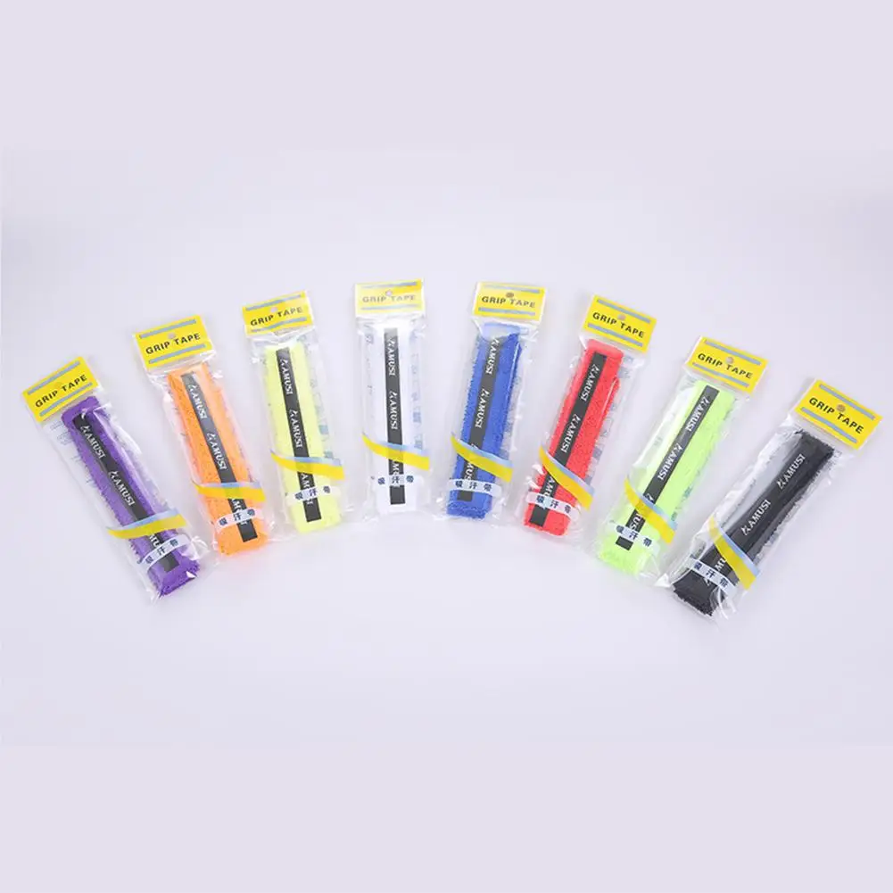 Racket Grips Thickened Badminton Racket Towel Grips Anti-slip Sweat-absorbing Tape For Racket Fishing Rod Slingshots Tennis Towel Grips