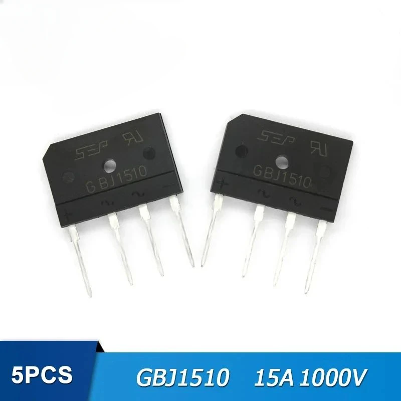 Diode Bridge Rectifier GBJ1510 GBJ2510 GBJ3510 GBU1510 GBU3510 15A 25A 35A 1000V Rectifiers Diodes 5PCS