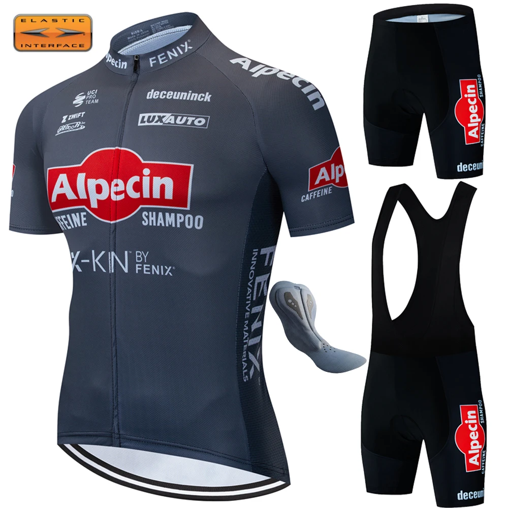 Alpecin 7 Ore Ride Pad Maglia Da Ciclismo Da Uomo Uomo 2024 Bicicletta Mtb Equipment Abbigliamento Da Ciclismo Da Uomo Team Set Camicia Da Mountain Bi