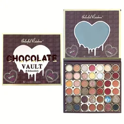 Vibrant 42 - Color Rainbow Eyeshadow Palette - Matte, Metallic, and Glitter Finishes (2770)