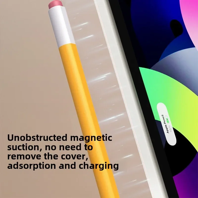 Soft Silicone Protective Case for Apple Pencil - Portable Stylus Cover