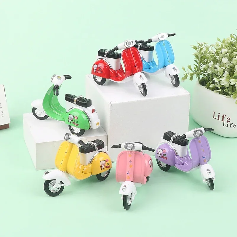 

Детская мультяшная мини-модель мотоцикла в масштабе 1:36, игрушечная Инерционная модель мотоцикла для мальчиков и девочек, раннее обучение, обучающие игрушки для детей