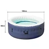 Round Hydromassage Bath Household Bathtubs Whirlpool Inflatable Folding Adult Portable Bathtub Whirlpool Massage Bathtub 6