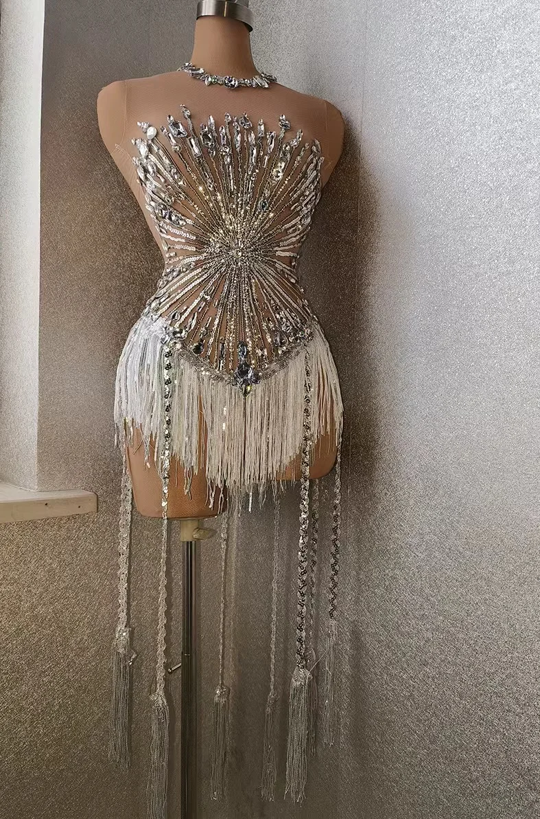 sequin performance dress Womens Sequin Performance Halter Dress | Double Platinum N8921