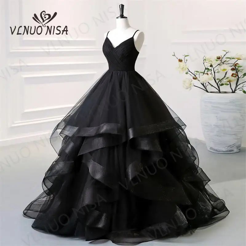 Quinceanera Dress Spaghetti Straps Ruched Organza Vestidos De 15 Debutante Gown Bohemia Princess
