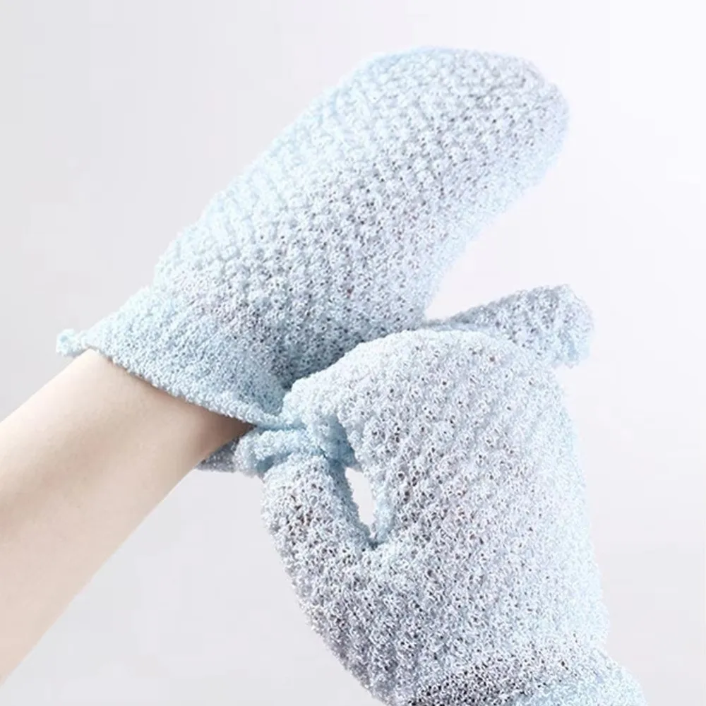 Portable Household Scrub Bath Gloves Rubbing Clay Artifact Finger Multifunctional Decontaminating Bath Gloves Finger Wrap