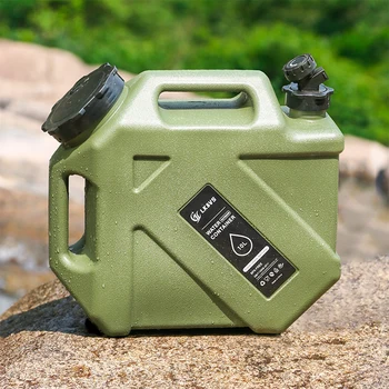 3-12L Camping Water Bucket Large Capacity Water Bag Container with Faucet Portable Car Water Tank for Picnic Hiking Travel 3