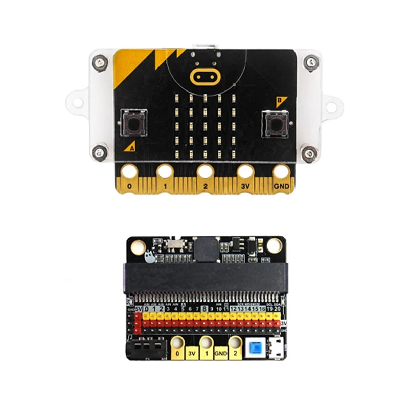 

Материнская плата Bbc Microbit V2.0, черная, представляем к графическому программируемому обучению