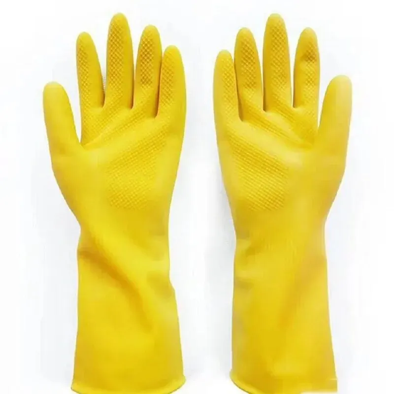 Dishwashing gloves Latex Women Waterproof Household Kitchen Washing Bowl Clothes Vegetable Cleaning