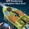 Outdoor 4Hopper 99 GPS Bei Dou Points RC Bait Boat 3KG Load 600M LED Lighting Sonar Fish Exploration Remote Control Fishing Boat 4