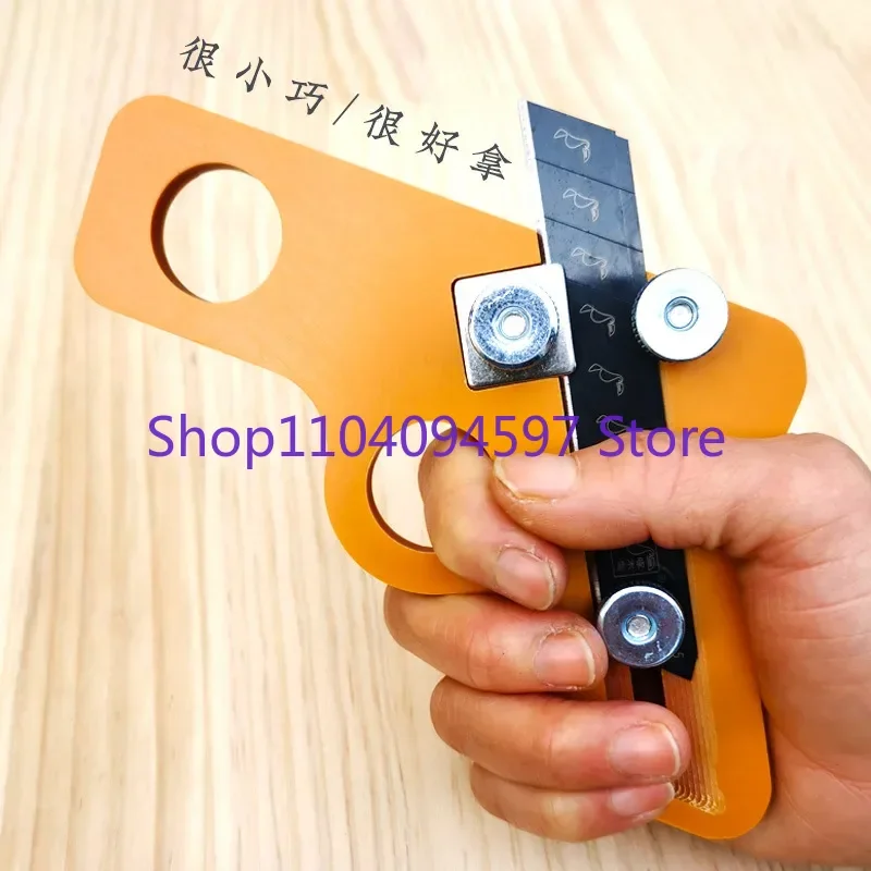 Curve /straight Hand Edge Trimmer Trimming Edge Sealing PVC Binding Strip Banding Machine Woodworking Tools