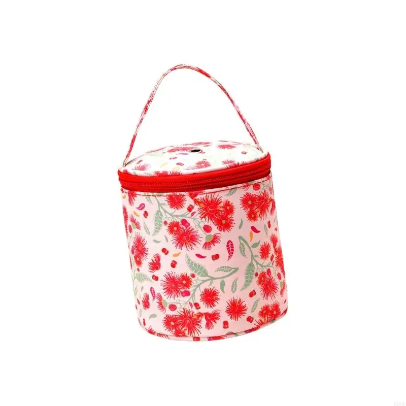 Häkelzubehör-Organizer-Tasche mit mehreren Fächern und verstellbarem Strickwerkzeug-Aufbewahrungsbehälter B03E – Detail 2