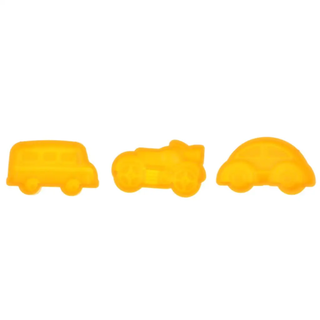 10 Piece Plastic Car Ship Plane Sand Clay Mold Kit Kids Sandbox Toy 6