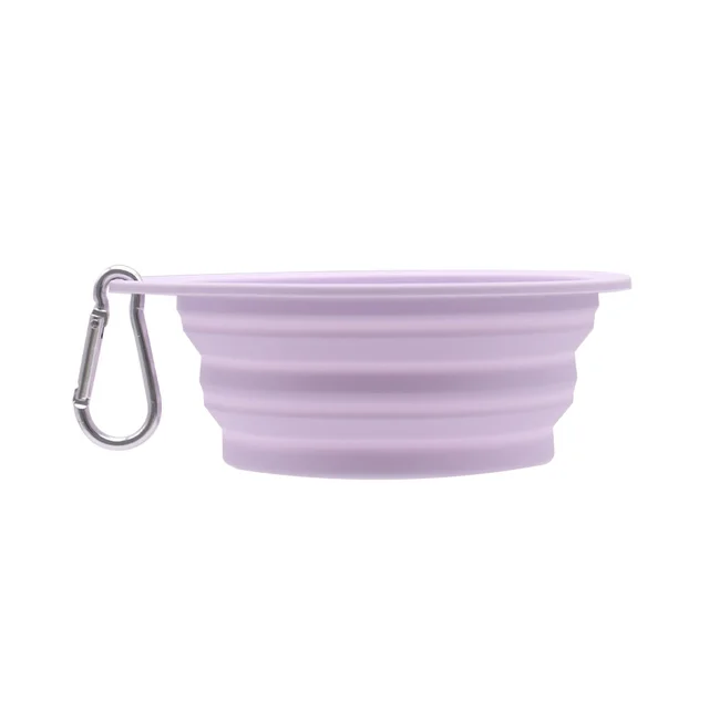 Portable Dog Bowl Foldable - Pet Travel Water & Food Bowl Collapsible Feeding Dish for Dogs Outdoor Camping Hiking 5