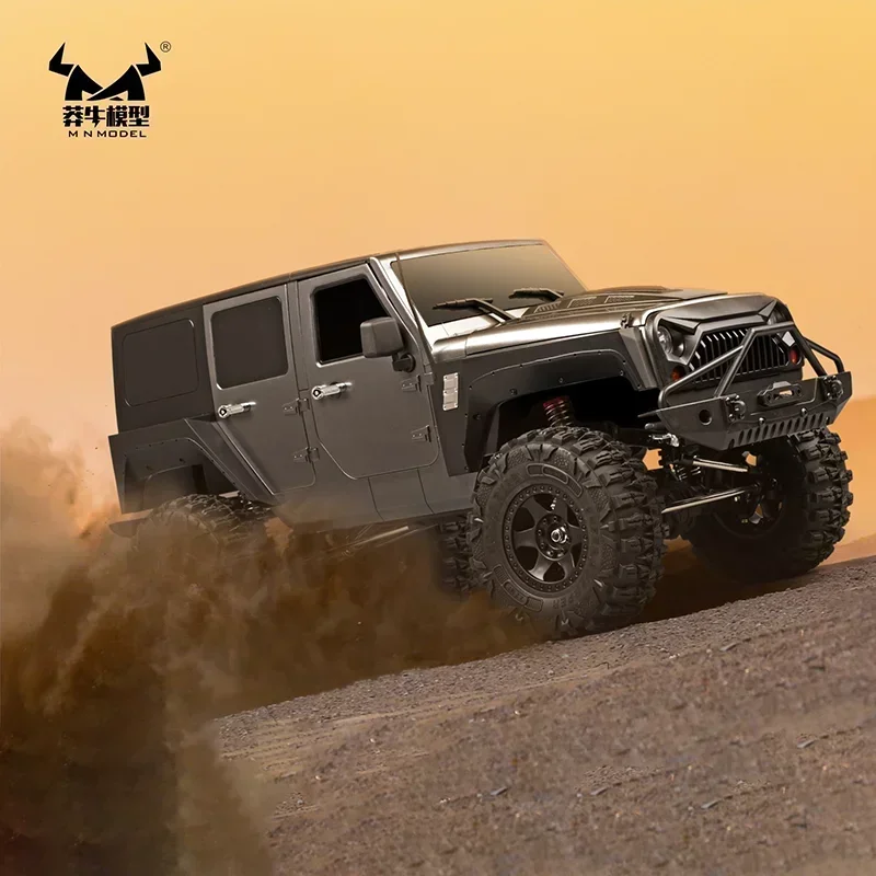 2024 New 1/10 Mn222 Rc Remote Control Car 4wd Off Road Climbing Car 2.4g Full Scale Remote Control Toy Cars Gift For Kids Boys 4