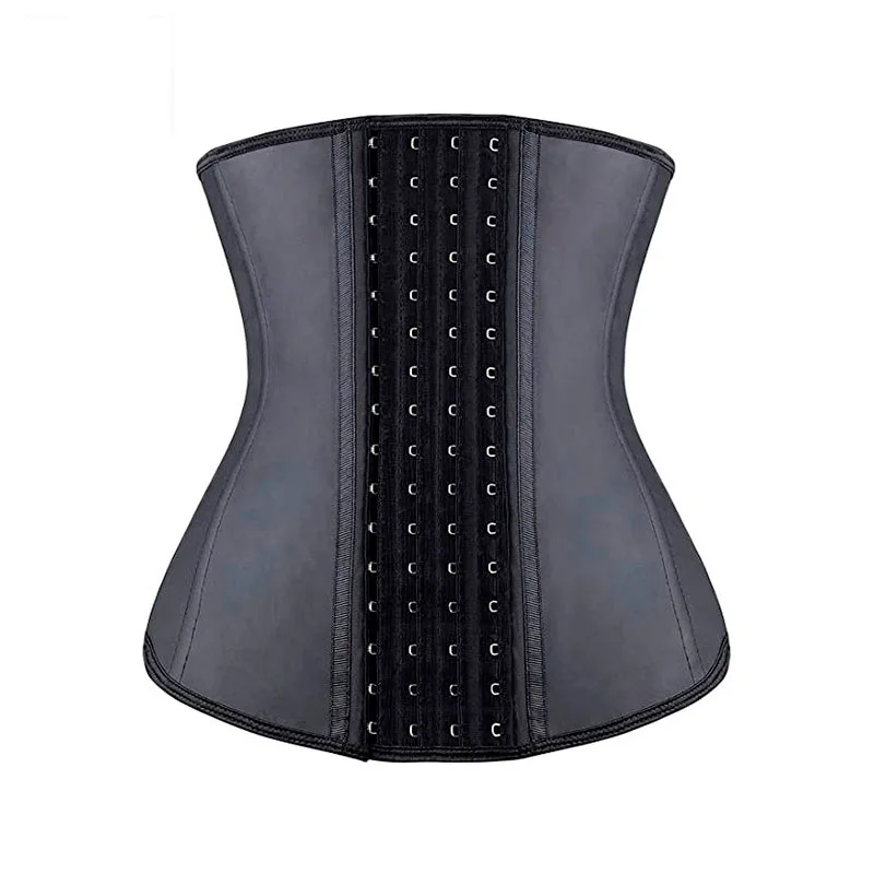 Latex Corset Waist Trainer Shaper Weight Loss Black Corset Waist