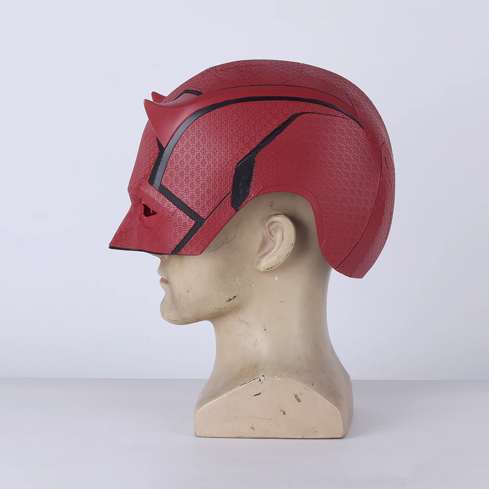 Masquerade Mask Movie Superhero Mask Cosplay Half Face Wine Red Masks Fiberglass Helmet Adult Men Halloween Carnival Props