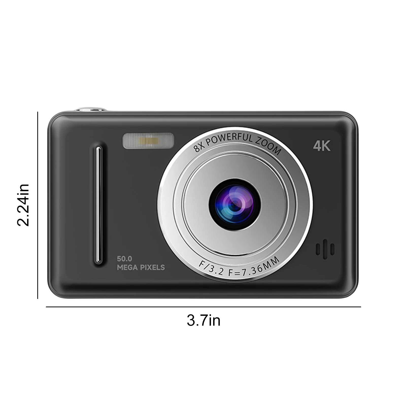 4K HD 디지털 카메라 자동 초점 휴대용 포인트 앤 슛 카메라 초보자 사진 촬영용 다목적 비디오 녹화 캠코더