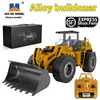 Huina 583 Alloy Engineering Vehicle Remote Control Shovel Hydraulic Bulldozer Professional Bulldozer Electric Toy LoadingVehicle 5