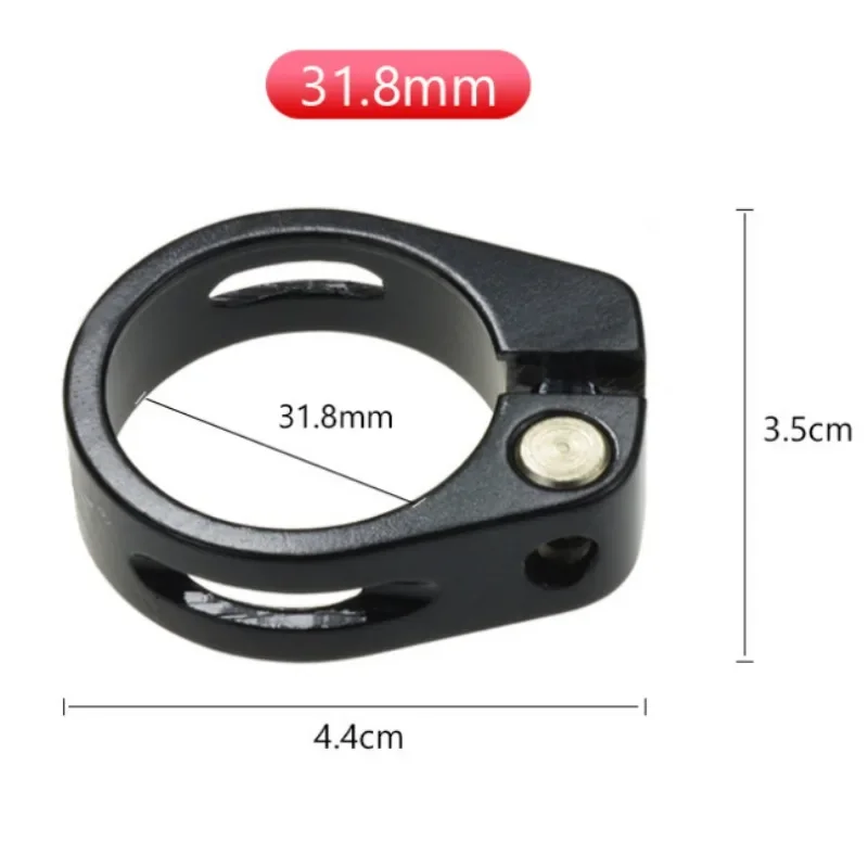 Bike Seatpost Clamp Bicycle Seatposts Clamp Aluminum Alloy MTB Mountain Bike Seat Tube Clamp 31.8mm 35mm Road Seatpost Bicycle Accessories