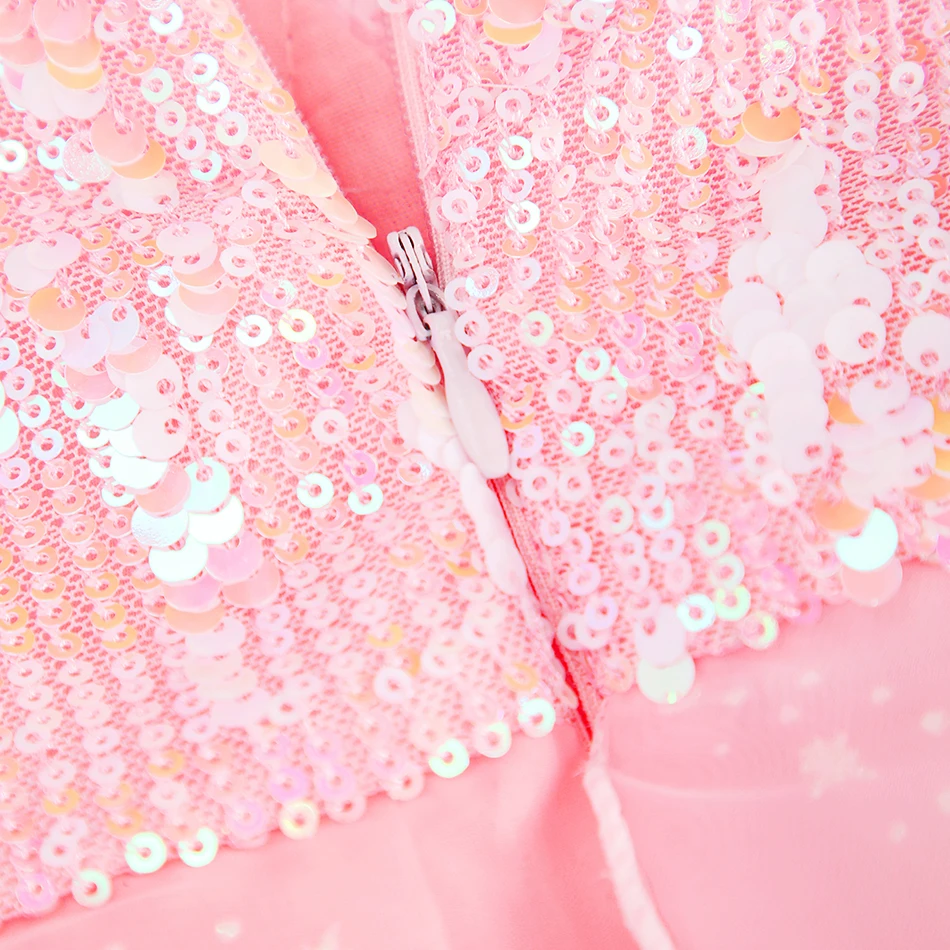 Children Pink Witch Dress Wicked Glinda Elphaba Cosplay Costume Dress Child Girls Halloween Costume Good Witch Princess Dresses S1c9867df8d674a8dacdd31cd54724adcY