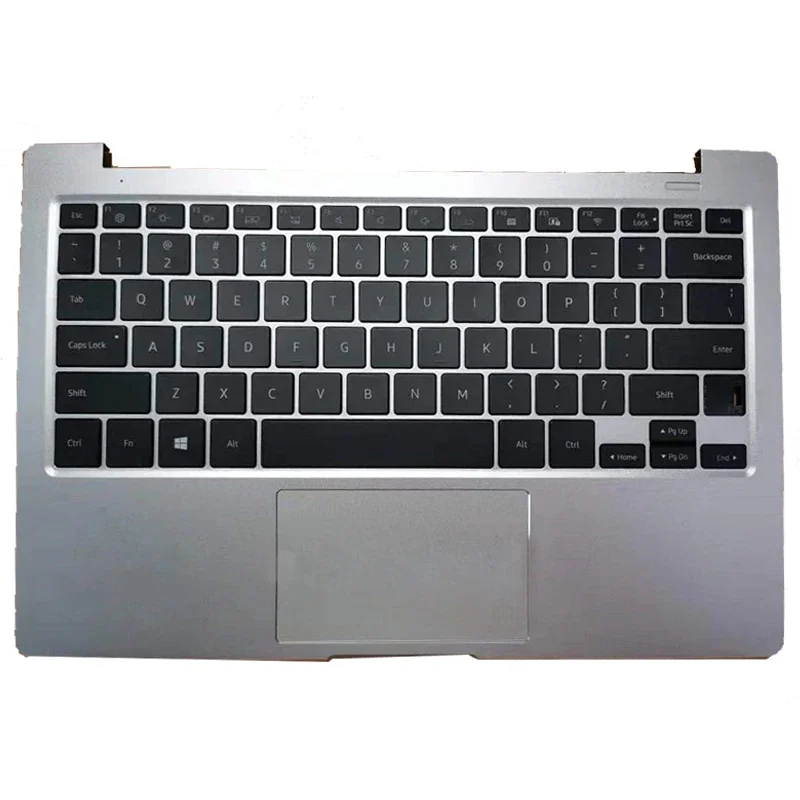 para Samsung Nt730xbe Np730xbe Portátil Lcd Capa Traseira Encosto de Mãos Case Inferior Dobradiças Portátil Superior Tela de Volta Escudo Prata Novo - Imagem 2