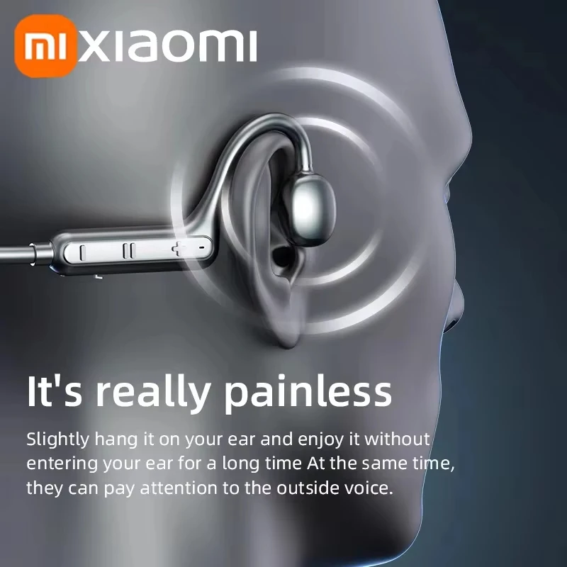 Xiaomi Bluetooth Earphone Neck Mounted Wireless Earset open-back Earphones High Power smooth Sound Conduction Long Battery Life 2
