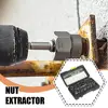 Lug Nut Remover Kit 1/4”-3/4”Twist Socket Tool Set With A 1/4”Hex Drive 3/8”Impact Bolt Nut Extractor Set 13pcs With Storage Box 5