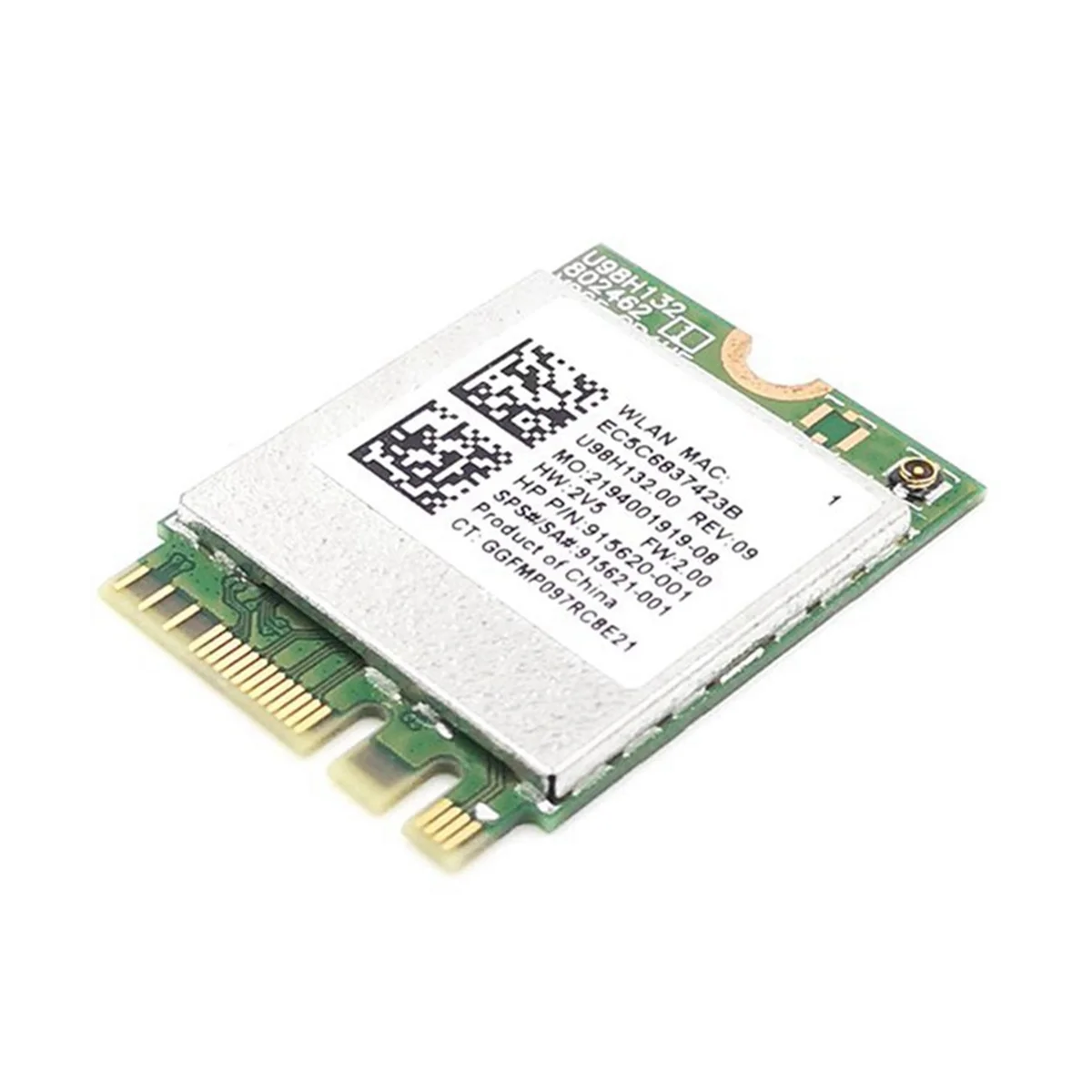 HP ProBook 450 G5 시리즈용 무선 네트워크 카드, RTL8821CE 802.11AC 1X1 와이파이 + BT 4.2 콤보 어댑터 카드, SPS 915621-001