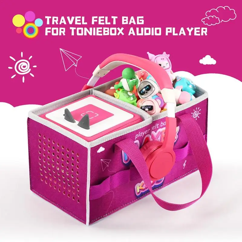 Custodia portatile compatibile con Toniebox Starter Set e Tonies, borsa